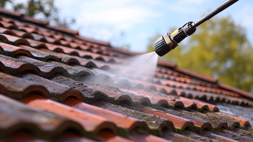 TileRoof tile roof cleaning